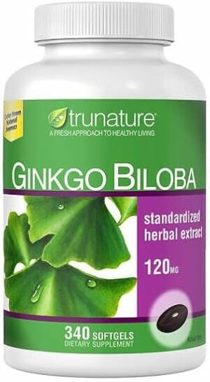 Tru Nature Ginkgo Biloba 340 Softgels