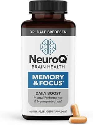 NeuroQ Memory & Focus Boosts Cognitive Performance & Healthy Brain Function