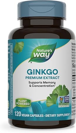 Nature's Way Premium Extract Ginkgo Memory and Concentration*