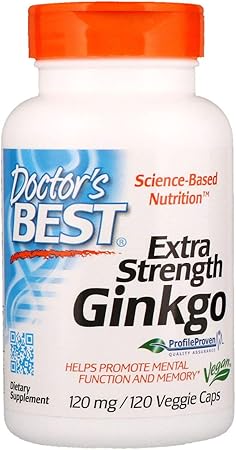 Doctor's Best (Pack of 2) Extra Strength Ginkgo