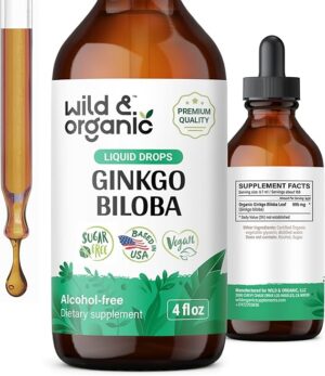 Wild & Organic Ginkgo Biloba Extract Drops
