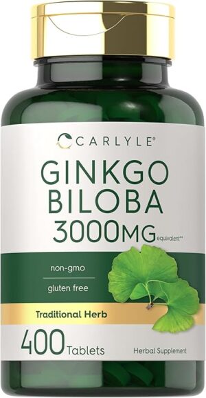Carlyle Ginkgo Biloba 3000mg | 400 Tablets | Non