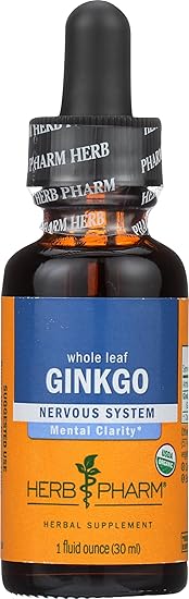 HERB PHARM Organic Ginkgo Extract 1 FZ