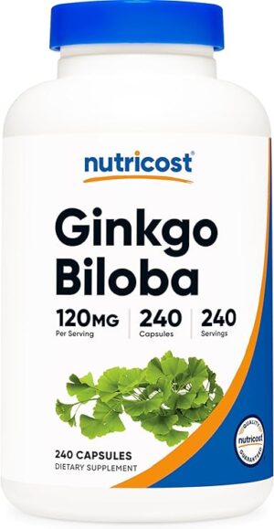 Nutricost Ginkgo Biloba 120mg 240 Capsules