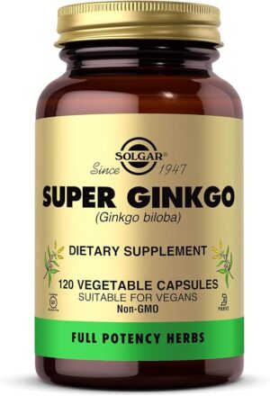 Solgar Super Ginkgo 120 Vegetable Capsules