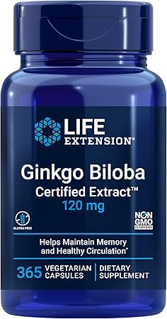 Life Extension Ginkgo Biloba Certified Extract™