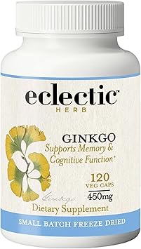Eclectic Institute Raw Freeze Dried Ginkgo | Circulatory Support