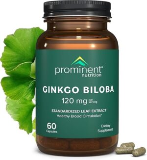 Prominent Nutrition Ginkgo Biloba 120mg Ginkgo Biloba Leaf Extract