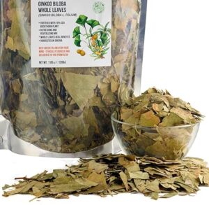 Ginkgo Biloba Cut and Sifted Loose Leaves 200g (7.06 oz) Tea with Sea Buckthorn Leaves
