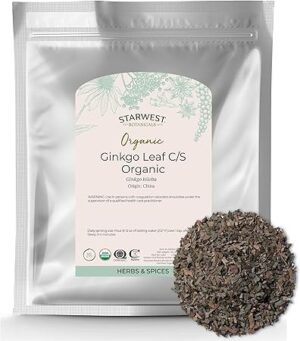 Starwest Botanicals Organic Ginkgo Leaf Ginkgo Biloba