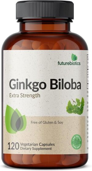 Futurebiotics Ginkgo Biloba Extra Strength Supports Brain Function & Memory Support